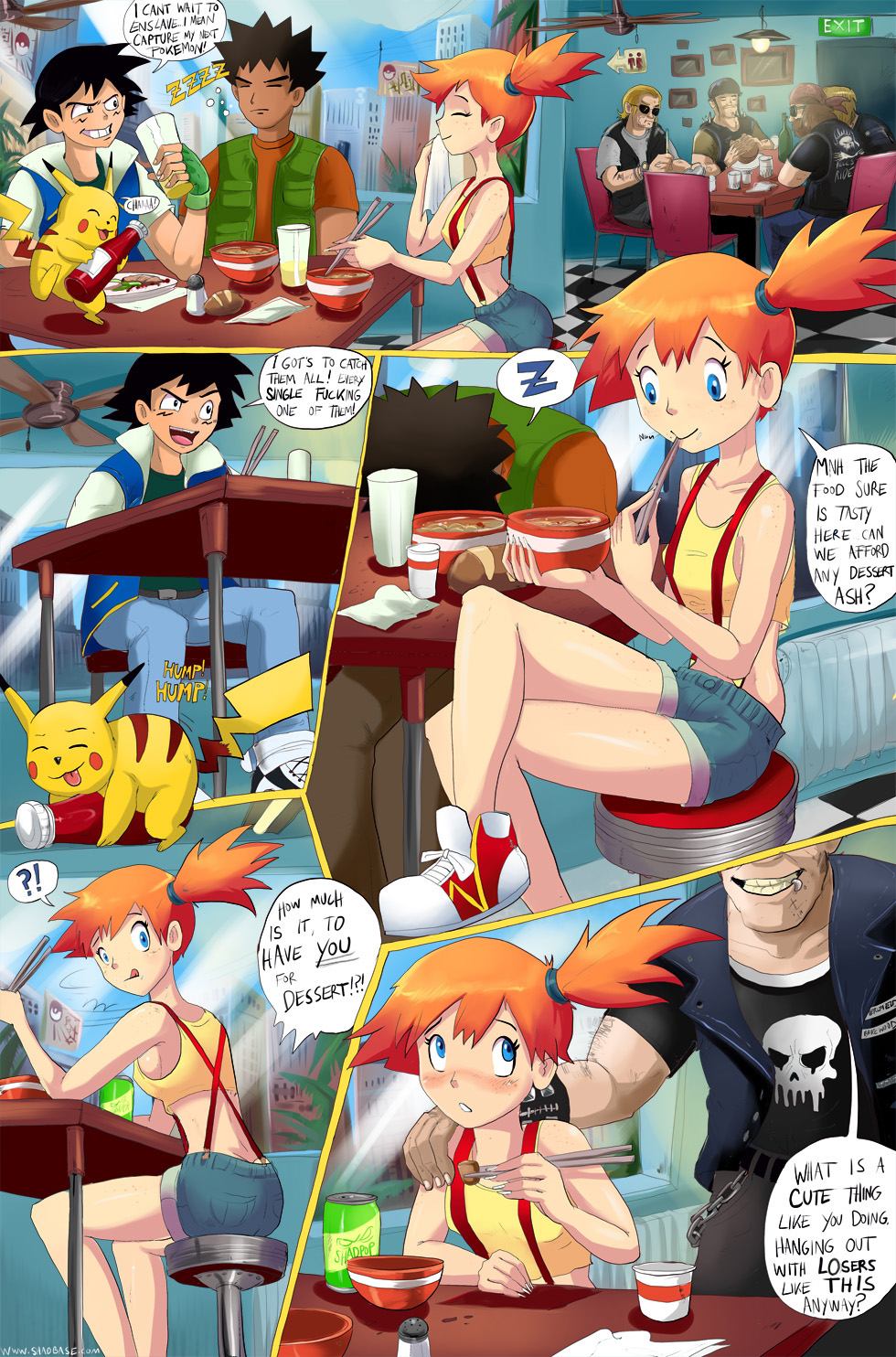 Misty Gets Wet: Page1