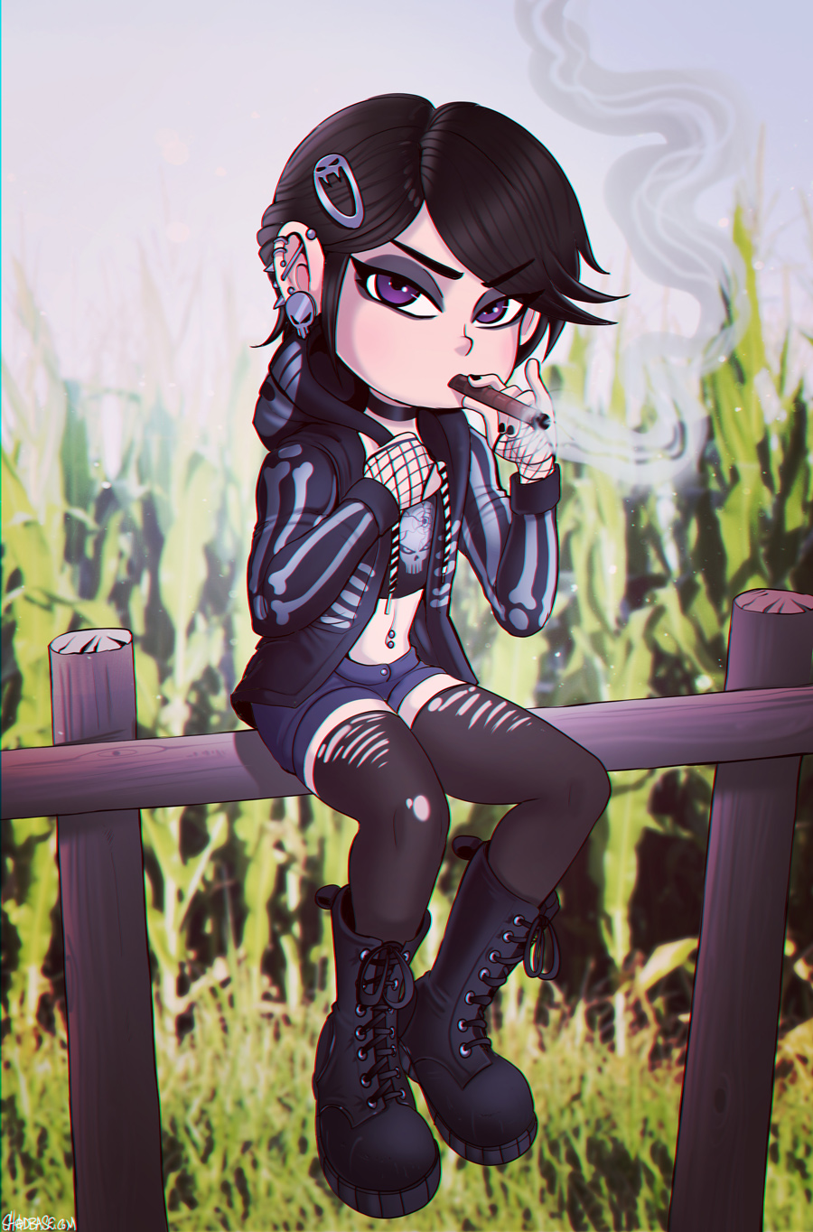 Raven Straight Shota